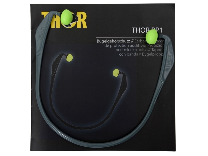 Bøjlehøreværn, THOR Earcaps, One size, grøn, PU