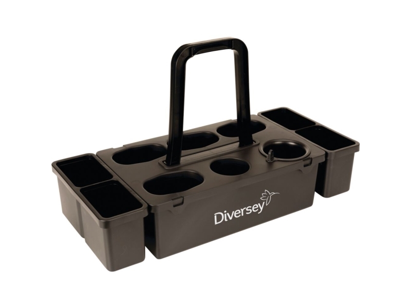 Opbevaringskurv, Diversey Taski, 52,8X37x19,2Cm, Sort, Genanvendt Plast/Plast