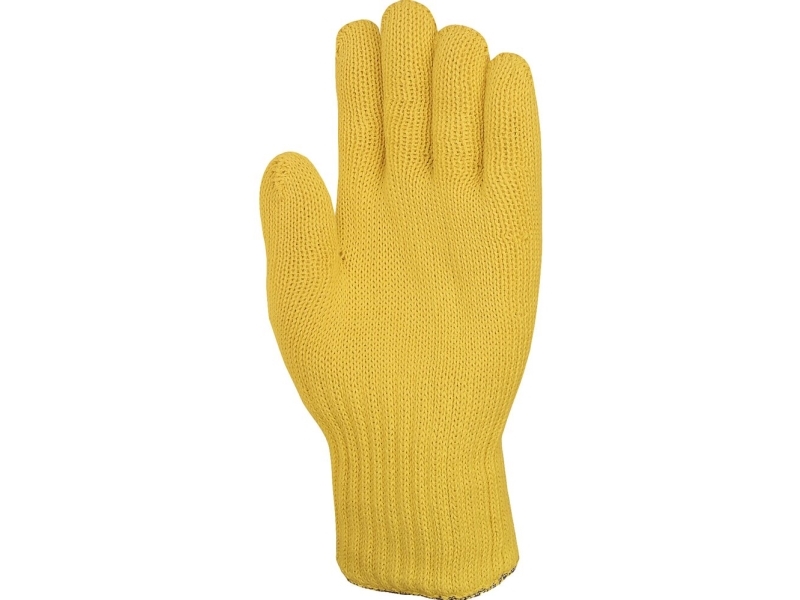 Handschuh, Uvex K-Basic, 10, Gelb, Baumwolle/Kevlar