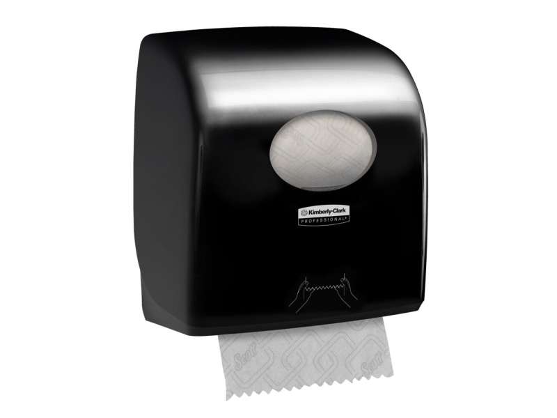 Dispenser, Kimberly-Clark, 37,4x29,7x24,8cm, sort, plast