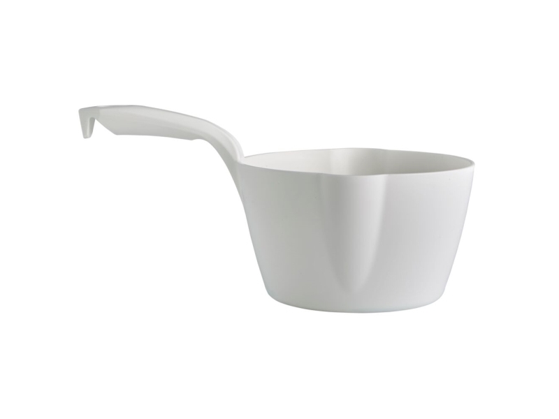 Øse, Vikan, 29,5x15,5x9,5cm, 1-2 liter, flere farver, PP - Hvid / 2 liter - Øser og håndskovle - Fødevarer Håndtering - NODISCOUNT