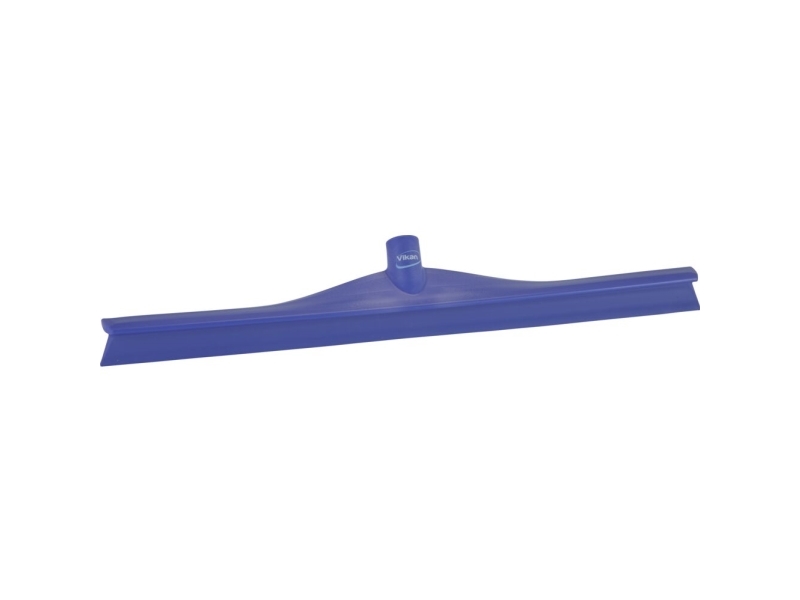 Gulvskraber, Vikan, 60x8x9,5cm, lilla, TPE gummi/PP, 60 cm, med enkeltblad