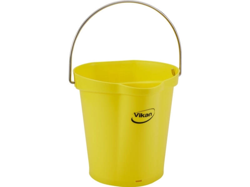 Hink Vikan Hygiene 6 ltr Yellow Rengöring/matkontakt,1 st | Rengöring - Avfallshantering - Hinkar & tillbehör | GameStuff