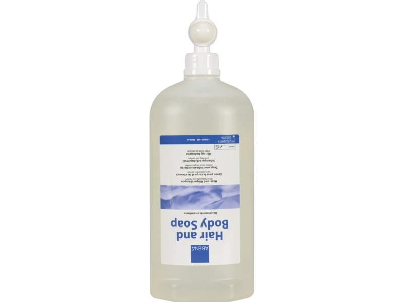 Hår- Og Bodyshampoo, Abena, 1000 Ml - (10 Stk.)