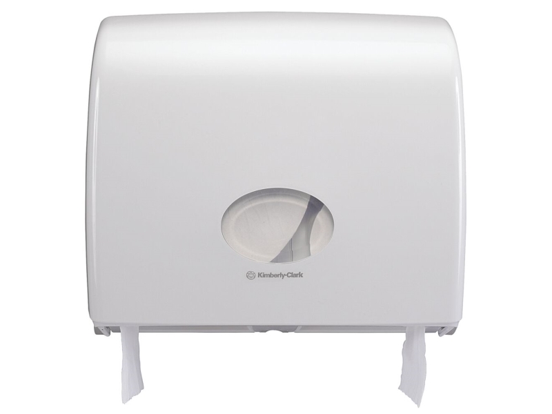 Dispenser, Kimberly-Clark Aquarius, Midi, 12,9x44,5x38cm, hvid, plast