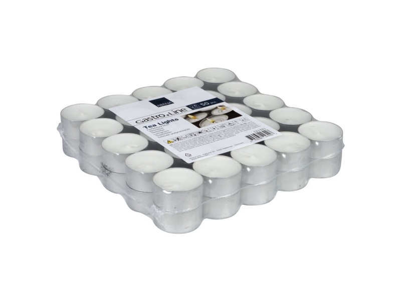Fyrfadslys, Emotion, Ø3,9cm, hvid, 6 timer - (12 stk.)