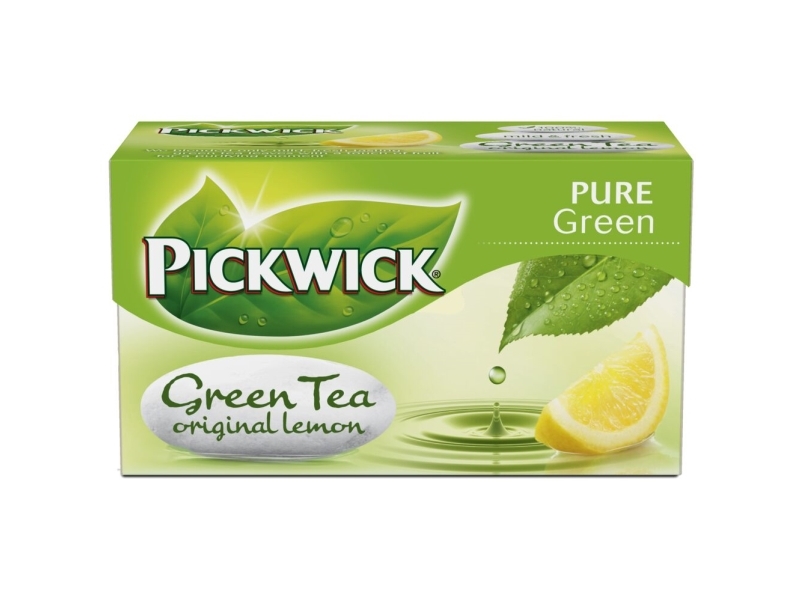 Pickwick Vihreä tee sitruunalla 20 annospussia,12 kpl x 20 kpl/krt
