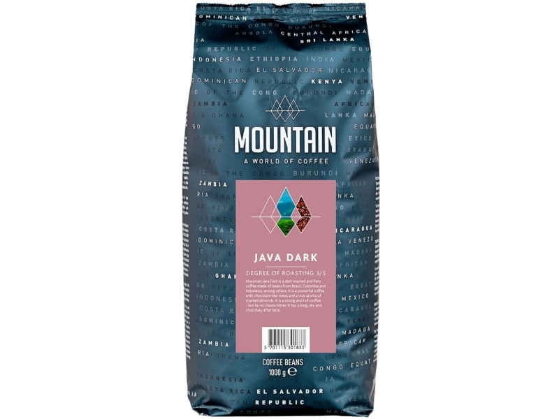 Kaffee, Bki Mountain Java, Ganze Bohnen