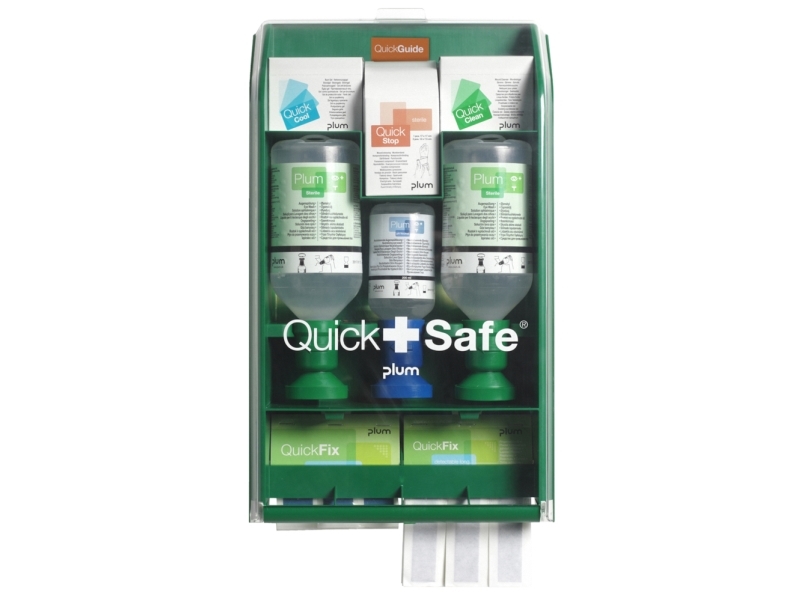 Erste-Hilfe-Station, Quicksafe Lebensmittelindustrie, 25,3X43cm, Klar