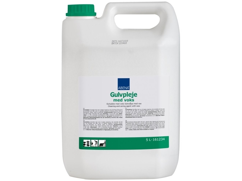 Gulvpleje, Abena, 5 L, Med Voks - (2 Stk.)