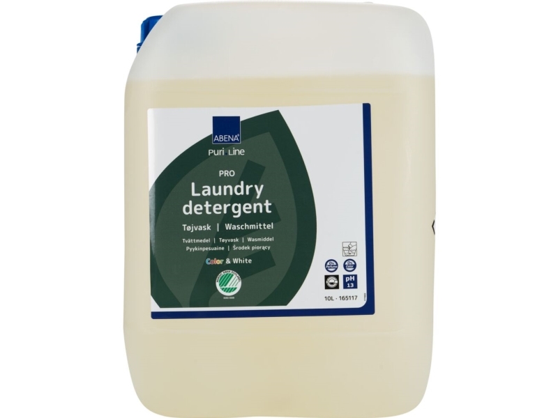 Tøjvask, ABENA Puri-Line, 10 ltr. PRO, kulørt og hvidt, uden farve og parfume