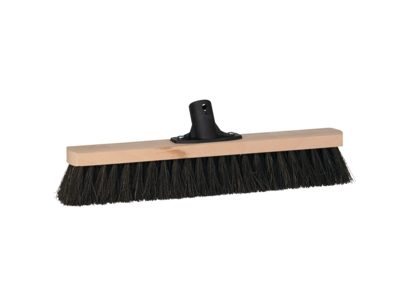 Værkstedskost Stiv Træ 3177-S - 40Cm Med Gevind Socket Til Grove Belægninger