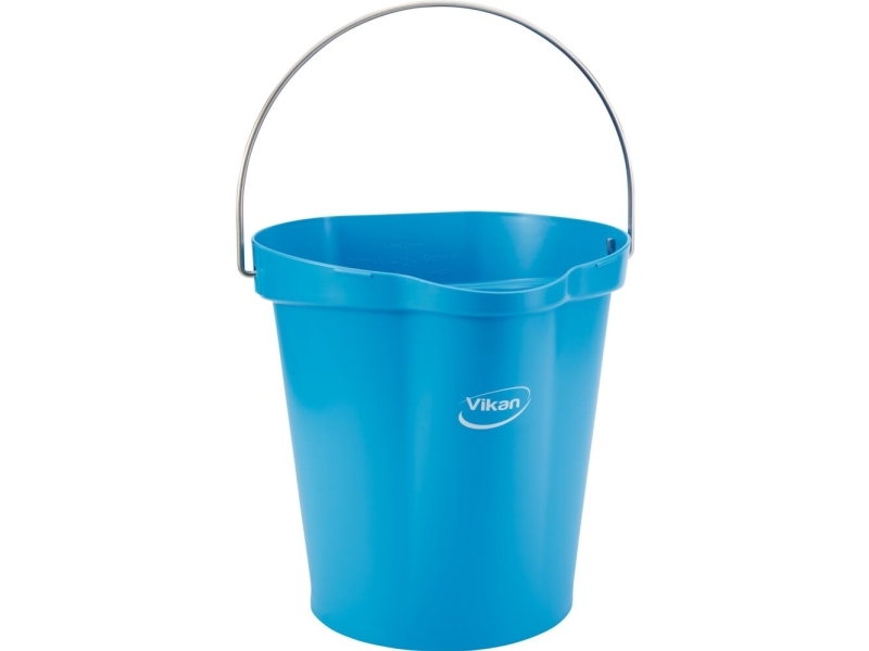 Spand Til Fødevarer, Vikan, 31,8X32,5Cm, 12 L, Blå, Pp/Rustfrit Stål