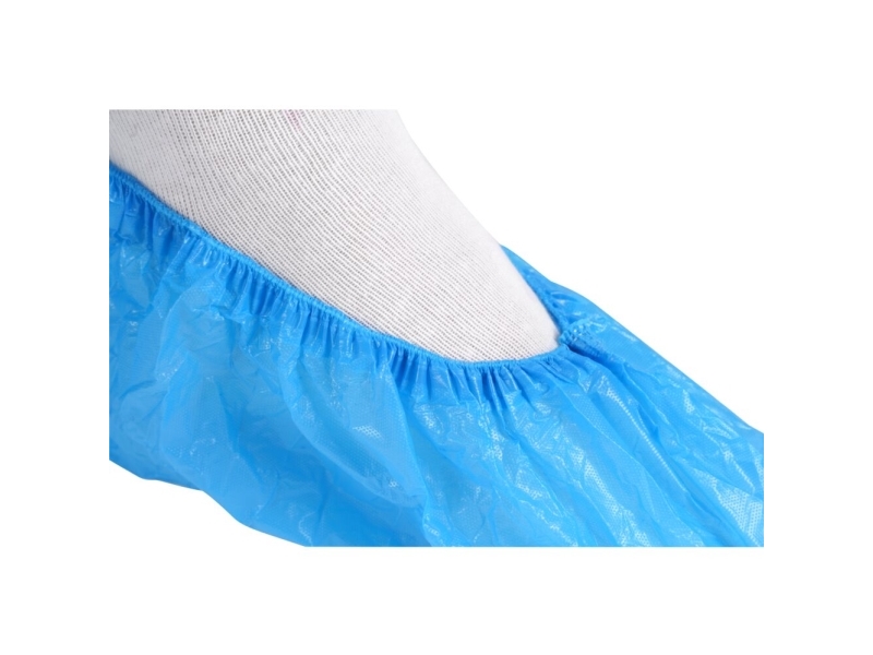 Suojakannet, ABENA, XL, 41x15cm, 30 mikronia, sininen, LDPE, ei-steriili - (100 kpl)