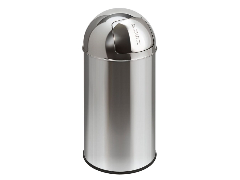Affaldsspand, Eko, Stål, Metal, 40 L, Inderspand I Metal, Med Push Låg
