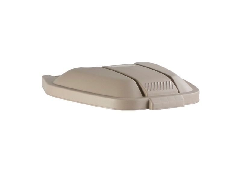 Låg, Rubbermaid, 56X51,5X8cm, Beige, Plast, Til Tohjulet Container