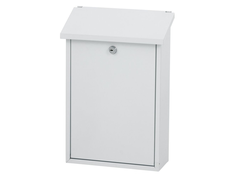 Postkasse, Toledon, 12x27x40cm, hvid