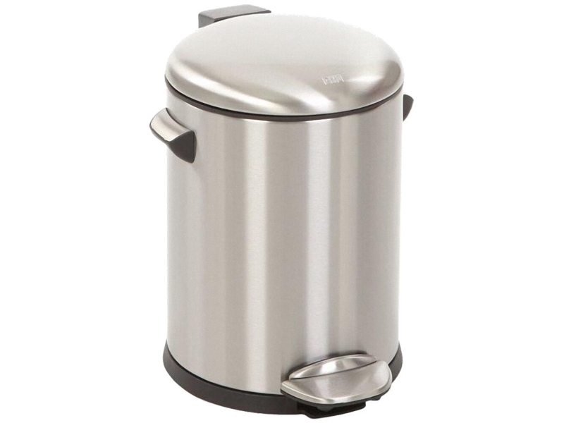 Pedalspand, Eko Belle Deluxe, Stål Mat, Plast/Rustfrit Stål, 5 L, Med Inderspand I Plast, Og Soft...