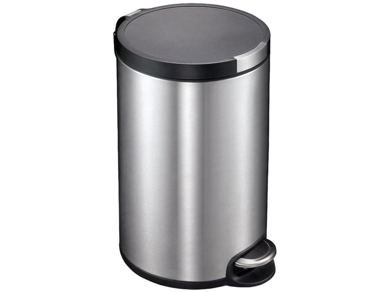Pedalspand, Eko Artistic, Stål Mat, Plast/Rustfrit Stål, 20 L, Med Inderspand I Plast, Og Soft Cl...