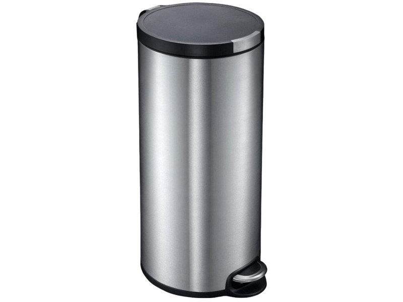 Treteimer, Eko Artistic, Stahl Matt, Kunststoff/Edelstahl, 30 L, Mit Innenbehälter Aus Kunststoff Und Weichem...