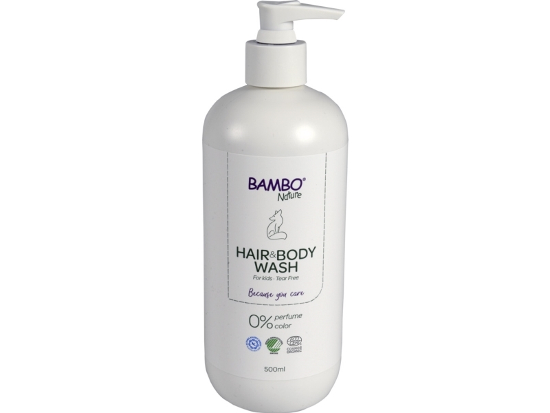 Hair & Bodywash, Bambo Nature, 500 Ml - (6 Stk.)