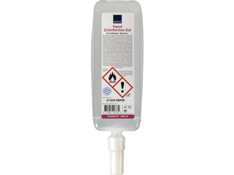 Hånddesinfektion Gel, Abena, 1000 Ml - (6 Stk.)