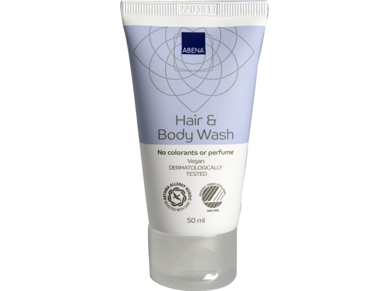 Hår- Og Bodyshampoo, Abena, 50 Ml - (24 Stk.)