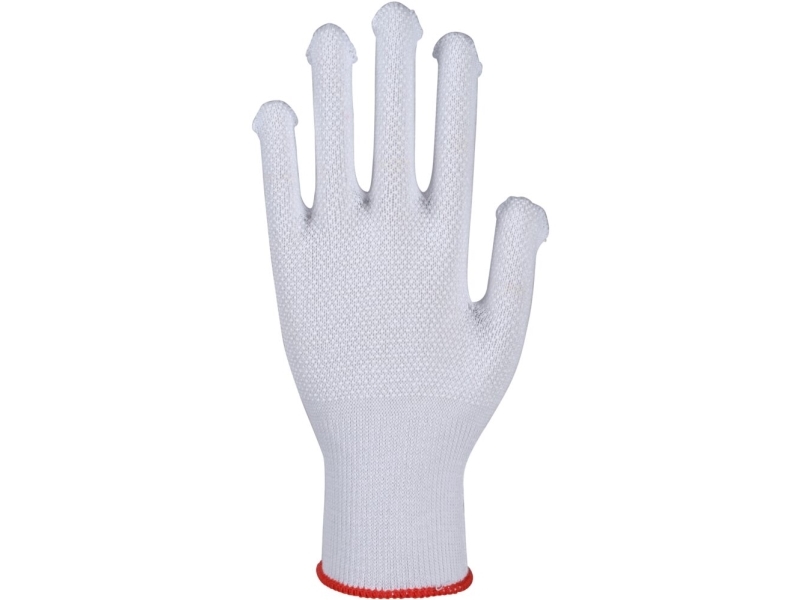Tekstil Handske, Abena, 7, Hvid, Bomuld