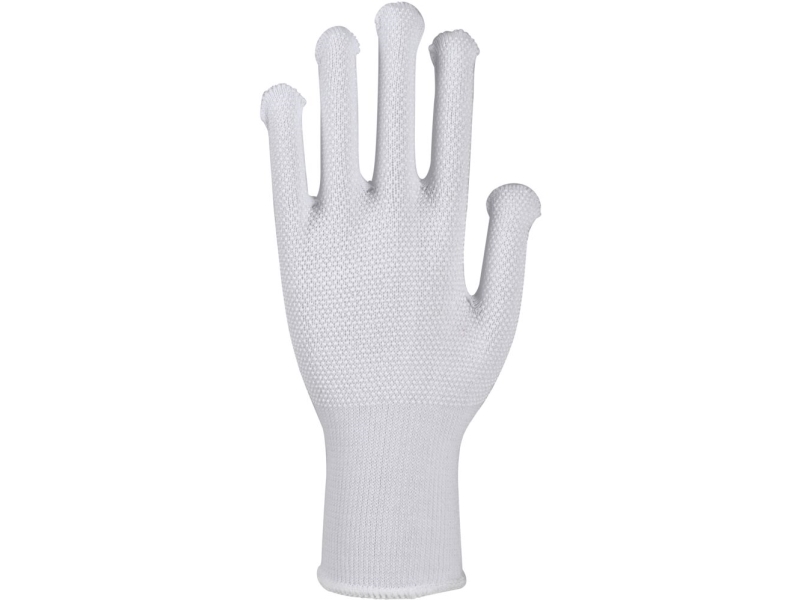 Tekstil Handske, Abena, 9, Hvid, Bomuld