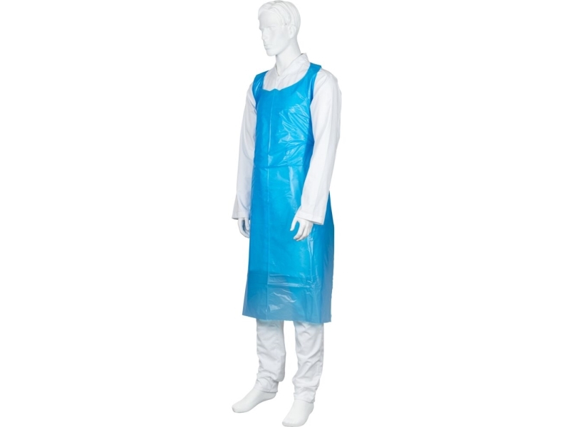 Förkläde Abena LDPE 35 µm, 80x130 cm blå - (500 st.) | Catering - Matförpackning - Övriga | GameStuff