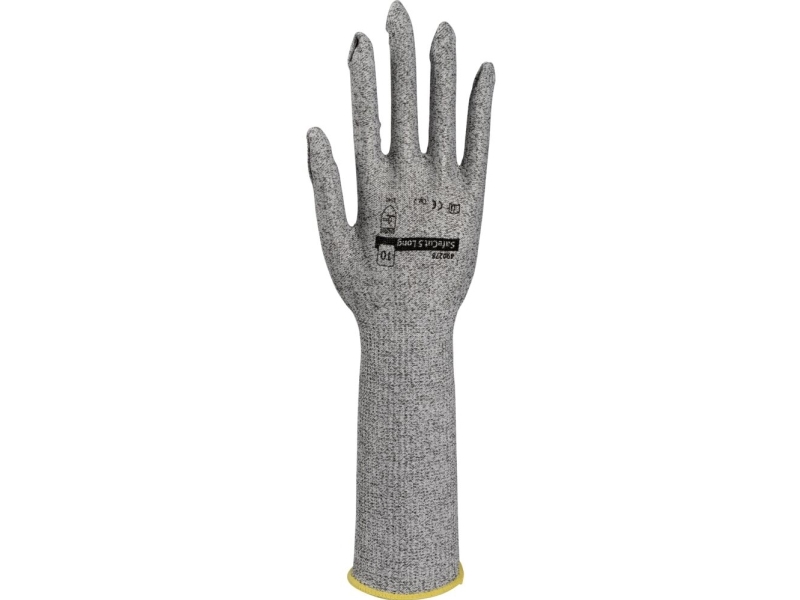 Arbeitshandschuh, Abena, 10, Grau, Glasfaser/Hdpe-Faser/Nylon/Spandex, Schnitt 5