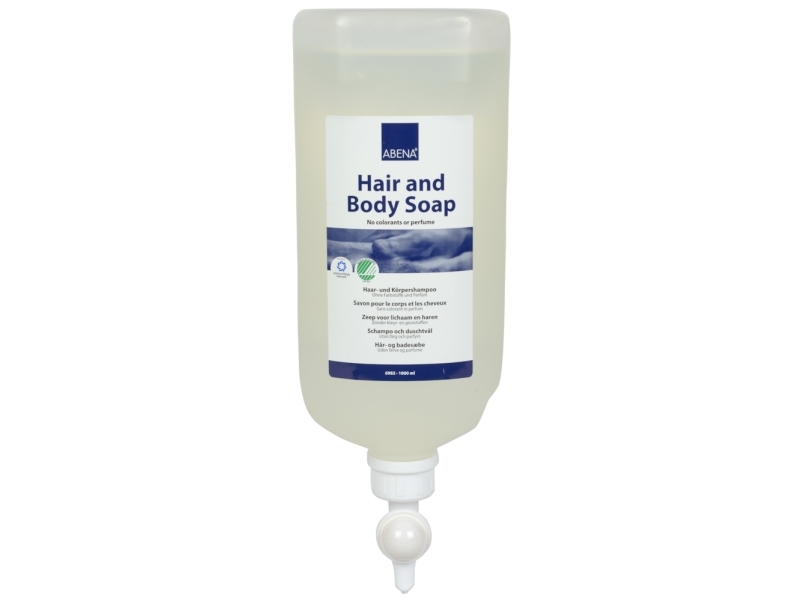 Hår- Og Bodyshampoo, Abena, 1000 Ml