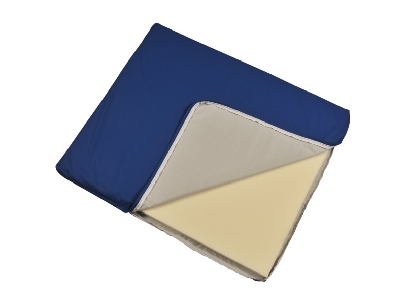 Puslemadras, ABENA Comfort, 88x74x3cm, blå