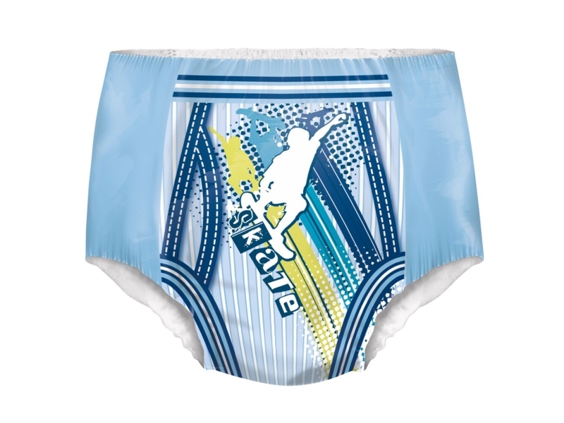 Barnblöja, DryNites Pyjamasbyxor, 8-15 år, med tryck - (4 st.) | Hälsa - Personlig vård - Blöjor | GameStuff