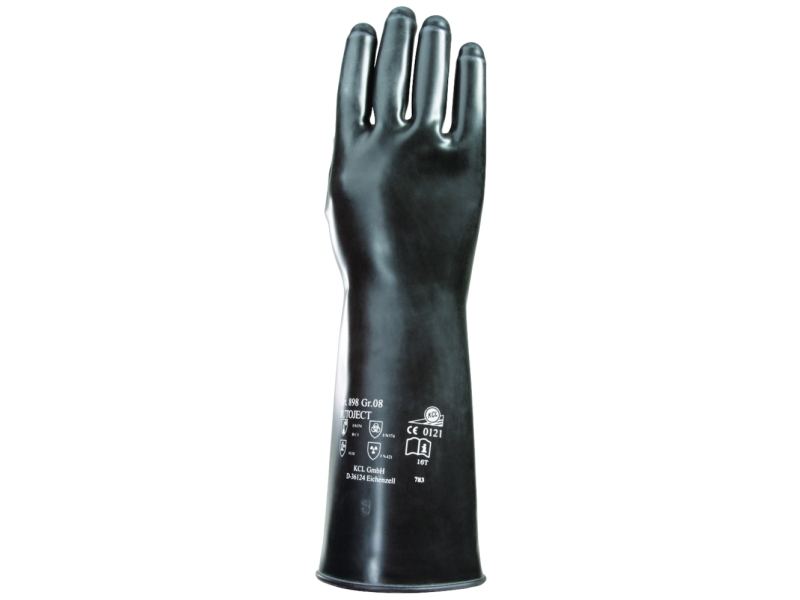 Butylhandske, Honeywell Butoject, 9, sort, butylgummi