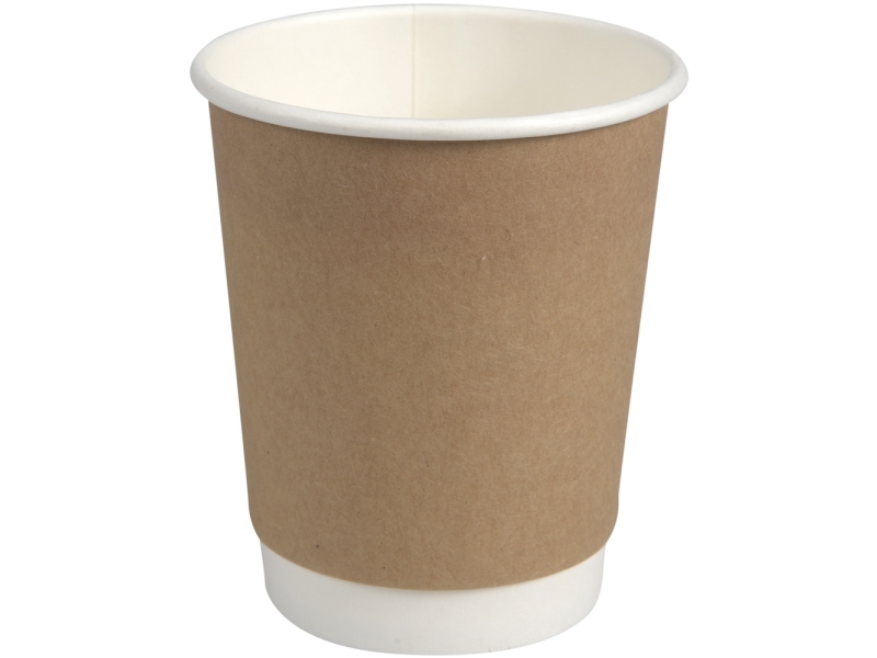 Gastro-Line - Kaffekopp - Storlek 8 cm - Höjd 9 cm - 24 cl - engångsvara - brun (paket om 500) | Catering - Engångsservis - Bägare & Koppar | GameStuff