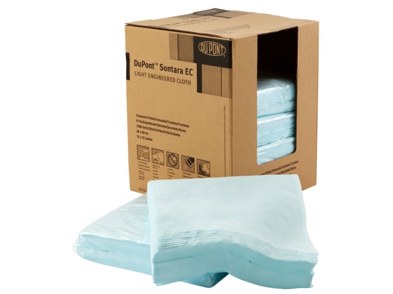 Industriaftørring, Sontara Light, 1-Lags, 30,5X30,5Cm, Turkis