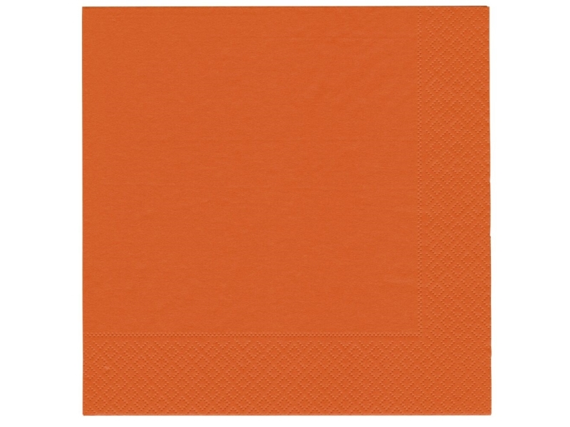 Middagsserviet, Abena Gastro, 2-Lags, 1/4 Fold, 40X40cm, Orange - (20 Stk.)