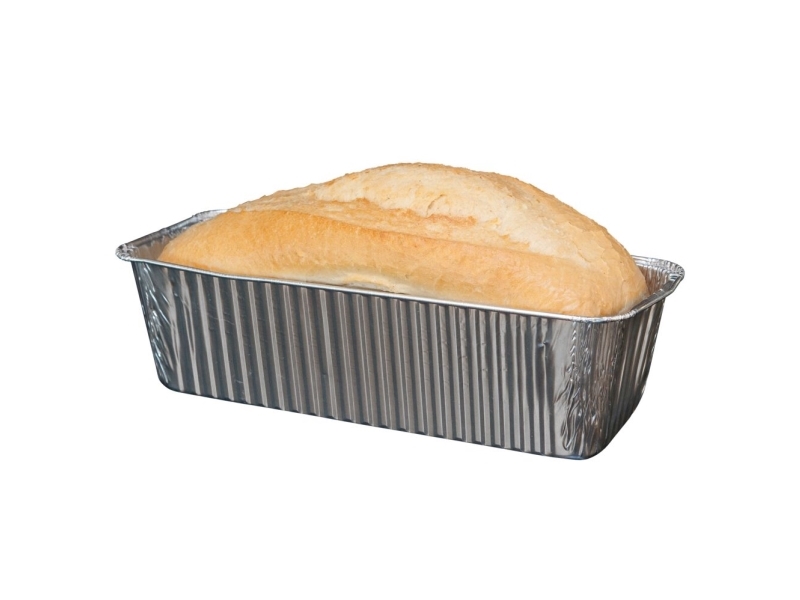 Alu-form, ABENA Cater-Line, 23,2x10,4x6,2cm, 1100 ml, aluminium - (8 stk.)