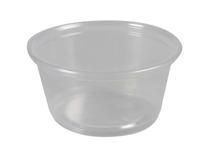 Portionsbæger, Abena Cater-Line, 3Cm, Ø6,2Cm, 60 Ml, 60 Ml, Klar, Pp, 60 Ml - (20 Stk.)