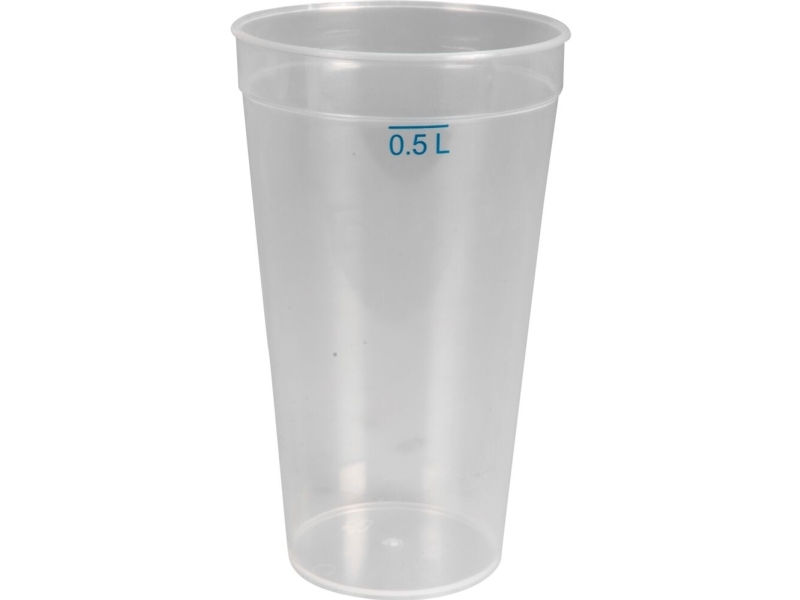 Drikkeglas, ABENA Gastro, 15cm, Ø8,7cm, 50 cl, 60 cl, klar, PP - (8 stk.)