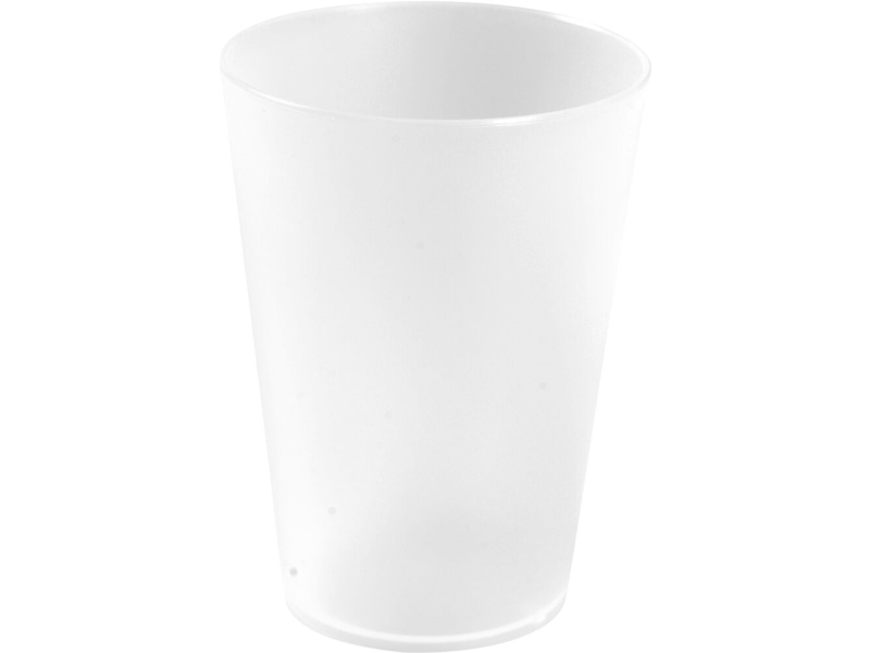 Återanvändbara dricksglas, ABENA Gastro, 10,5 cm, Ø7,7 cm, 30 cl, 35 cl, frostat vitt - (8 st.) | Catering - Engångsservis - Glas | GameStuff