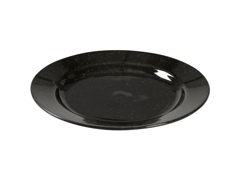 Tallerken, ABENA Gastro, Ø18cm, granitsort, PP - (8 stk.)