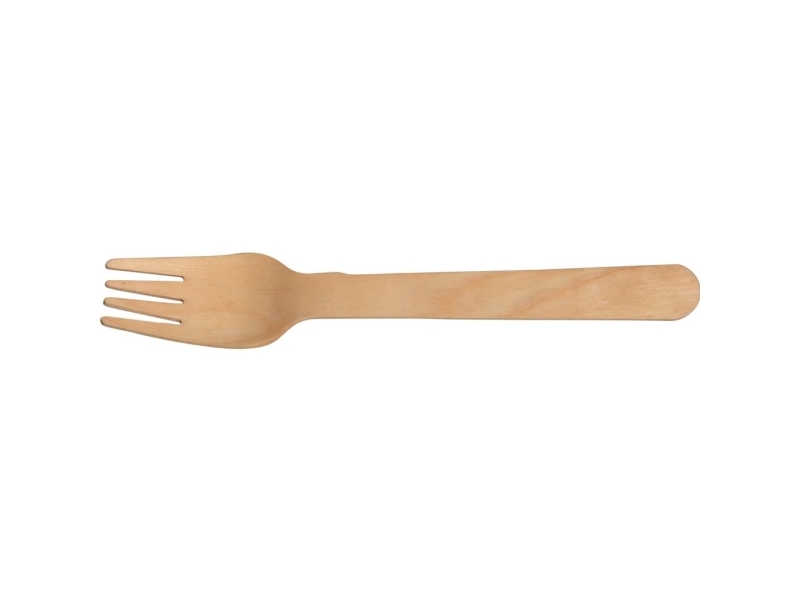 Gaffel, ABENA Gastro, 16cm, brun - (20 st.) | Catering - Engångsservis - Bestick | GameStuff