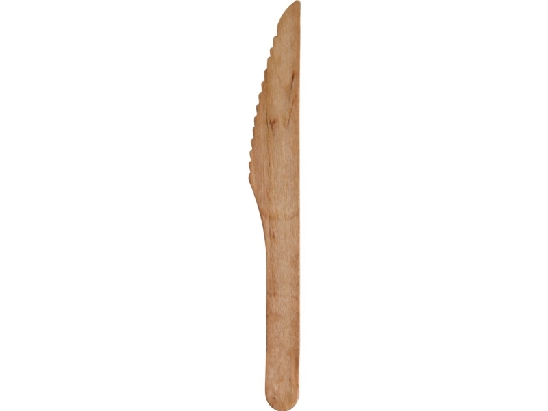 Kniv, ABENA Gastro, 16,5cm, brun, birketræ/voks - (400 stk.)
