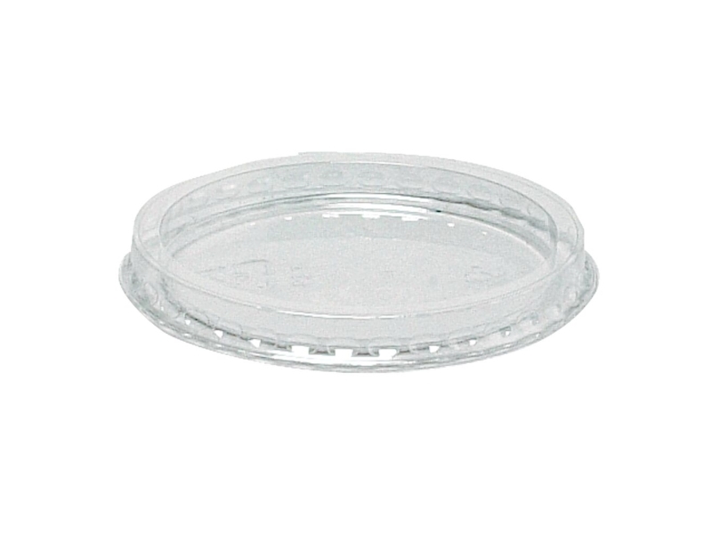 Låg, Abena Cater-Line, Ø7,5Cm, Klar, Pet/Rpet, 80 % Rpet + 20 % Pet - (10 Stk.)