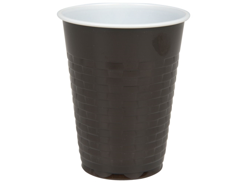 Automatbæger, ABENA Gastro, 9cm, Ø7cm, 20 cl, 21 cl, brun, PS - (30 stk.)