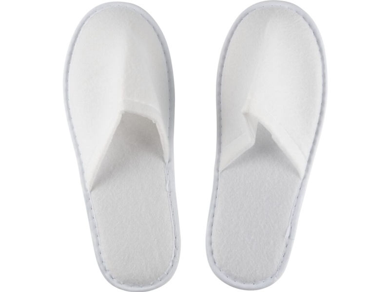 Slippers, ABENA, 290x110mm, hvid, med snude - (100 stk.)
