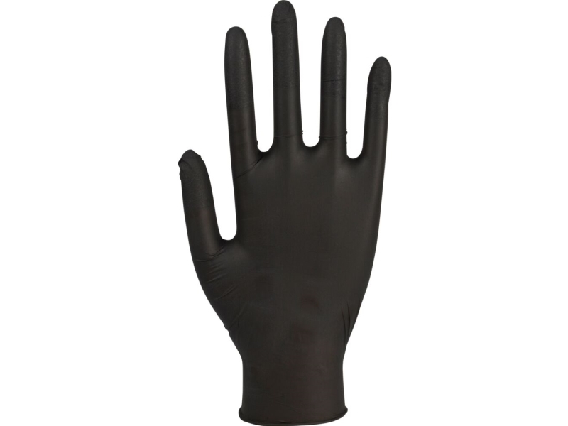 Engangshandske, Thor Ultra Sensitive, S, Sort, Nitril
