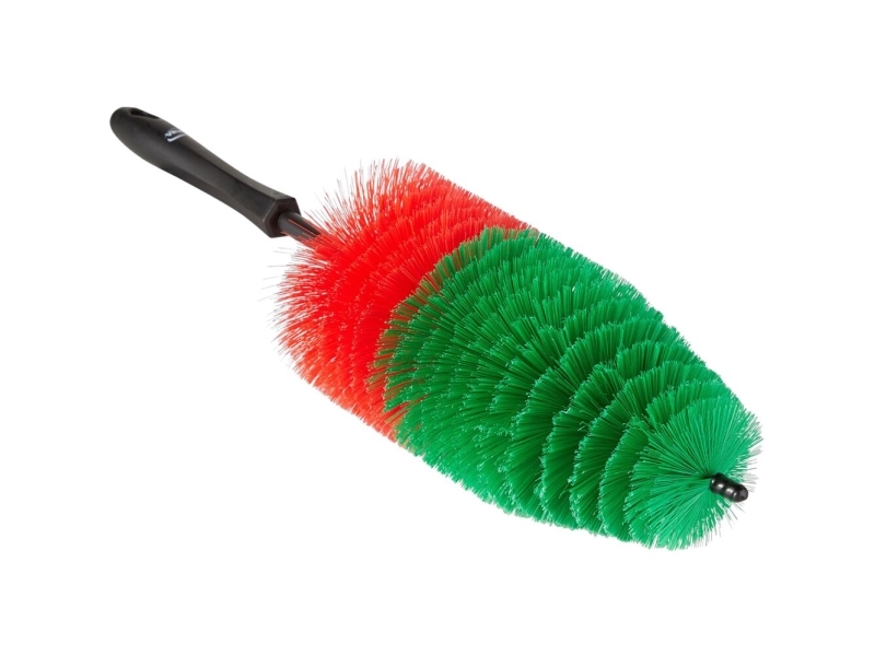 Fälgborste för lättmetallfälg, Vikan, svart, metall/polyester/PP, 40 mm mjuk | Bilvård & Biltillbehör - Exteriör Bilvård - Fälgreengöring | GameStuff